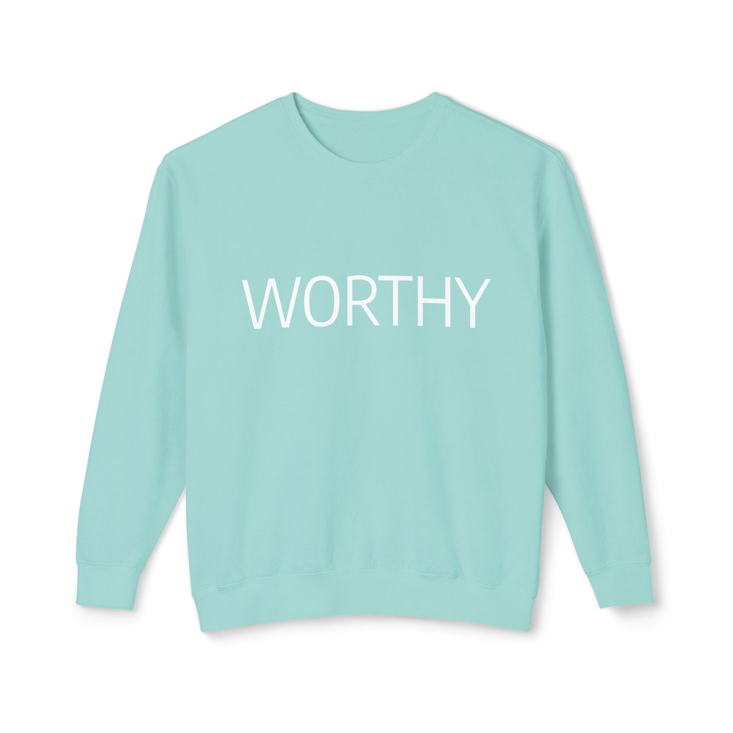 WORTHY Unisex Lightweight Eco-Friendly Crewneck Sweatshirt