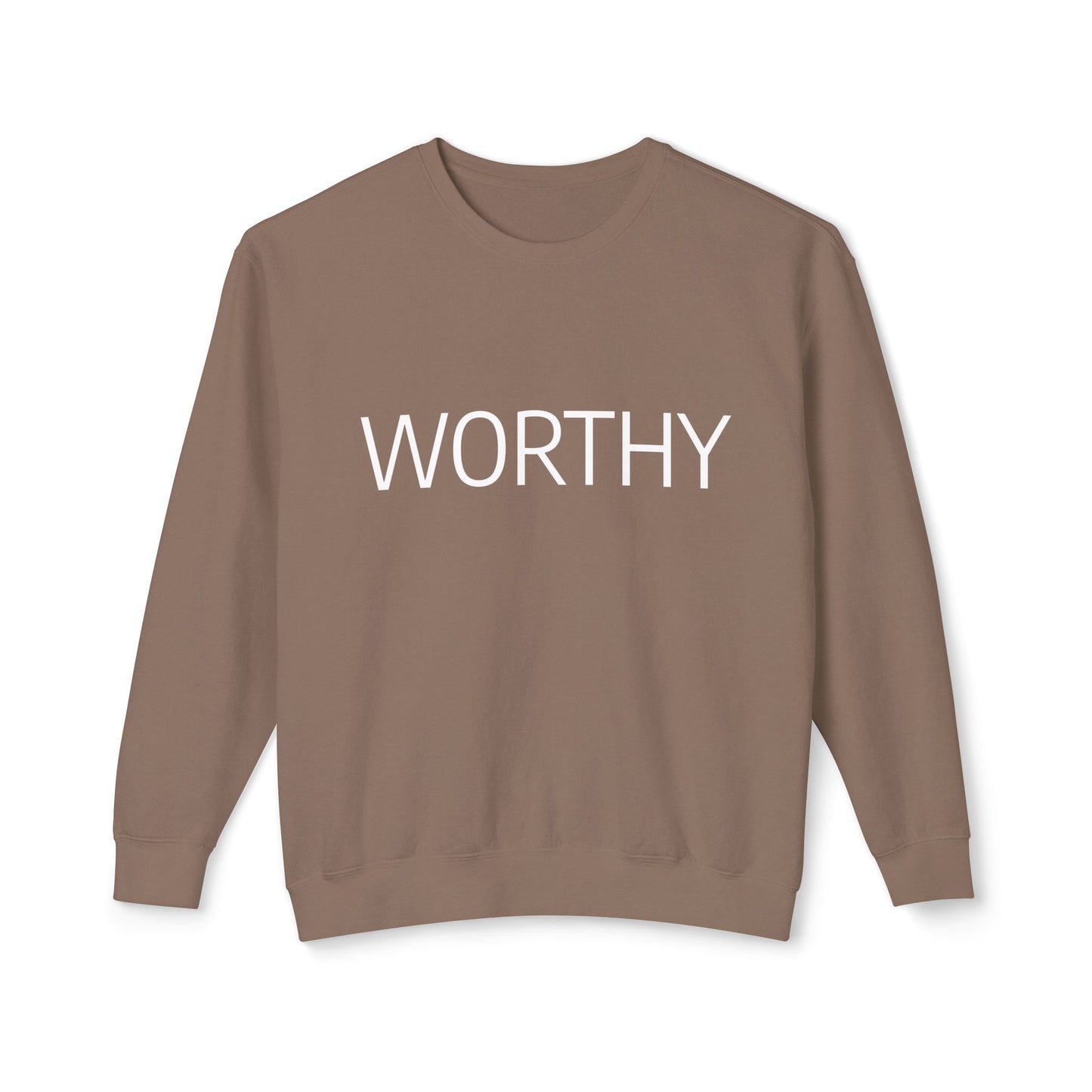 WORTHY Unisex Lightweight Eco-Friendly Crewneck Sweatshirt