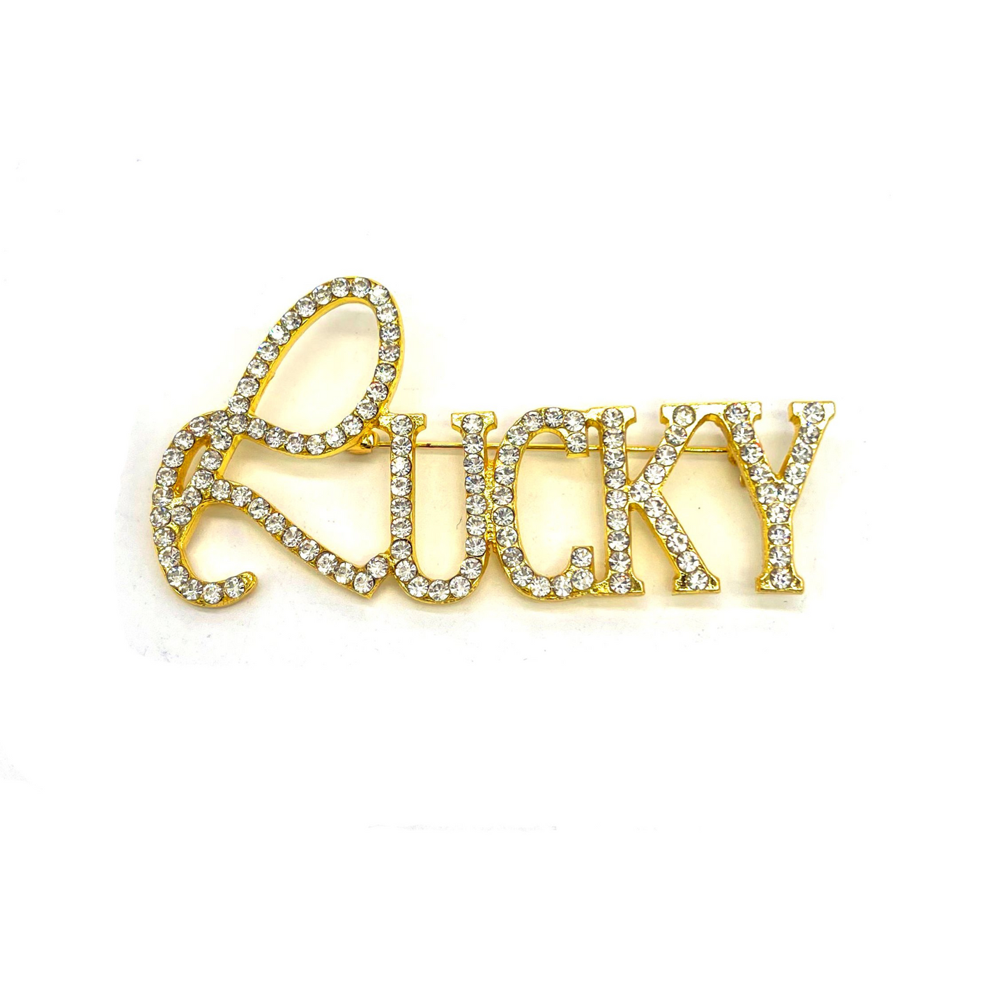 "LUCKY" Brooch