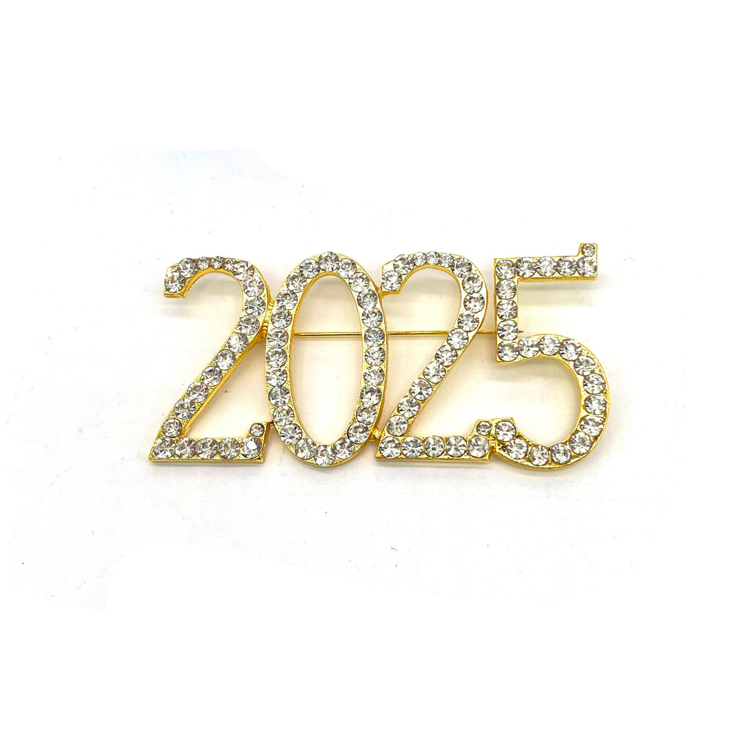 "2025" Brooch