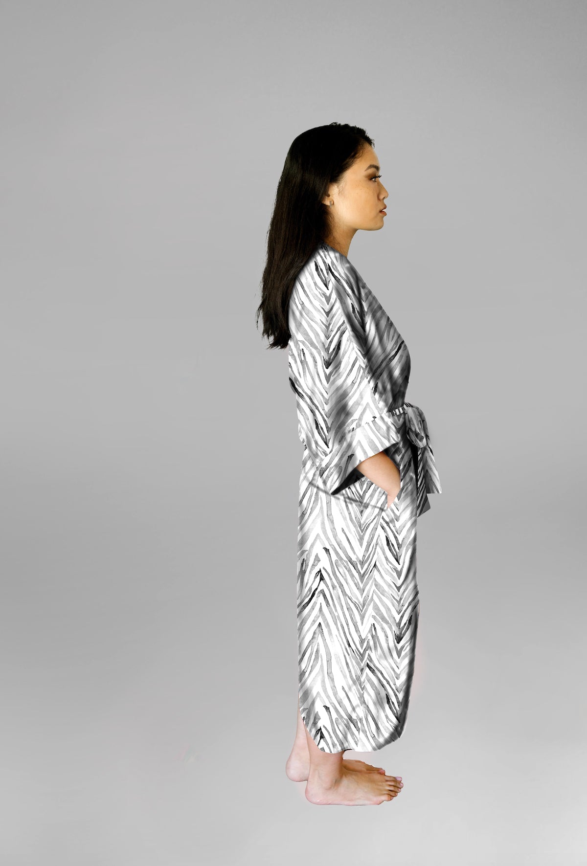 Zebra shop dressing gown